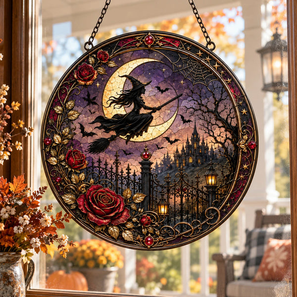 Midnight Passage - Moonlight, Roses and a Silhouette in Flight - main
