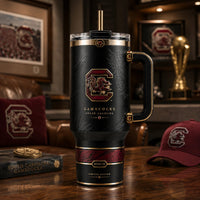 SC Crimson Crest - Black Field, Gold Line and Quiet Confidence