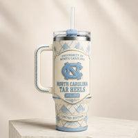 UNC Argyle Heritage - Carolina Blue Crest Tumbler