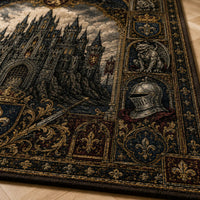 Castle in Shadow - Gothic Heraldry Floor Composition