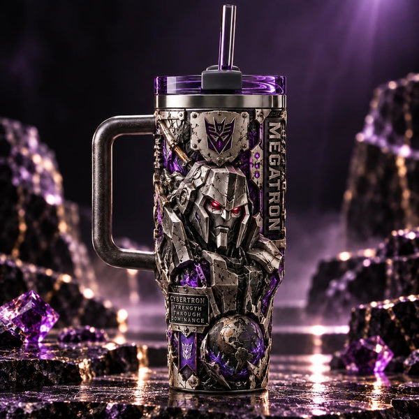 Strength Through Dominance - MG Sculpted Metal Tumbler - main