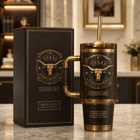 TEX Heritage Crest - Aged Bronze Emblem Tumbler