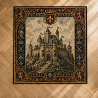 Fleur-de-Lis Keep - Tapestry Castle Floor Composition