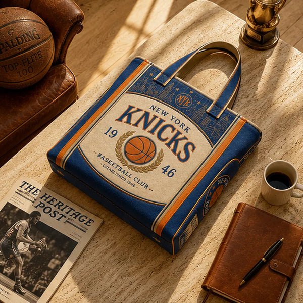 NYK 1946 - Heritage Crest Tote in Blue and Orange - main