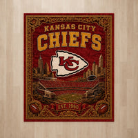 KC Arrowhead Medallion - Ornamental Heritage Floor Composition