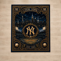 NYY Est. 1903 - A Floor Study in Navy, Gold and City Light