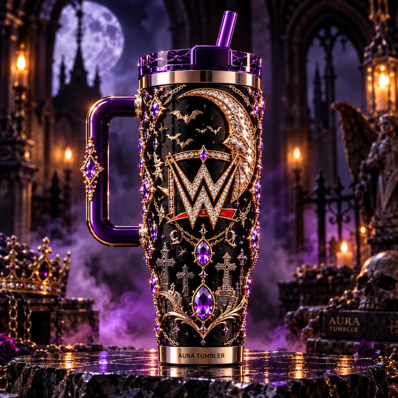 Midnight Chapel - WWE Crest in Gold and Amethyst