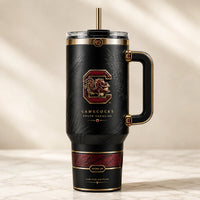 SC Crimson Crest - Black Field, Gold Line and Quiet Confidence