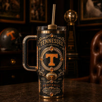 TENN in Gold and Amber - Ornate Volunteers Tumbler
