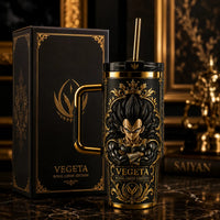 Royal Crest - Vegeta in Gold, Black and Stillness