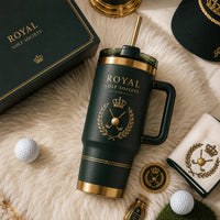Royal Golf Society - Crest and Laurel Drinkware Composition