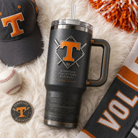 TENN Diamond Emblem - Graphite Field, Orange Anchor