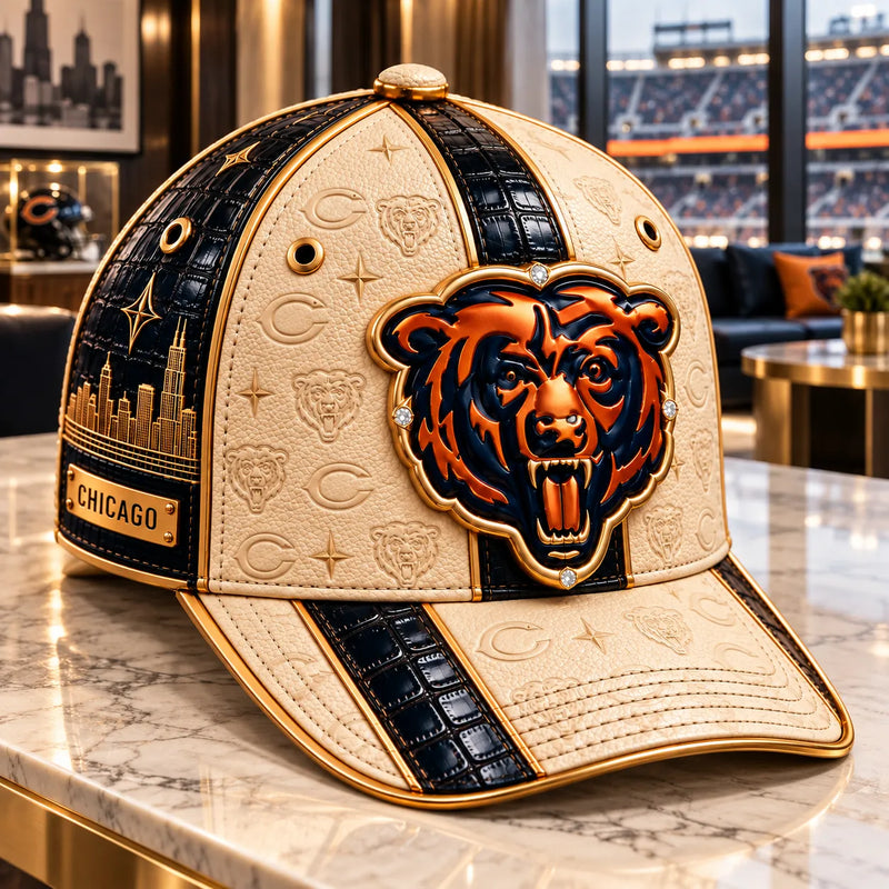 CHI Crest - Cream, Navy and Gold Cap Study
