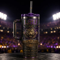 LSU - Death Valley Relief in Purple and Gold