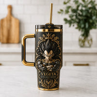 Royal Crest - Vegeta in Gold, Black and Stillness