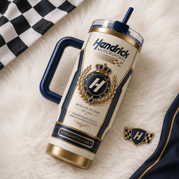 HM Presidential Club - Crest and Cream Heritage Tumbler - main