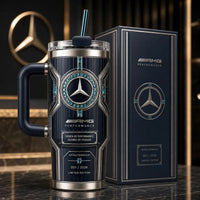 Affalterbach Nocturne - AMG Star Framed in Teal Jewels