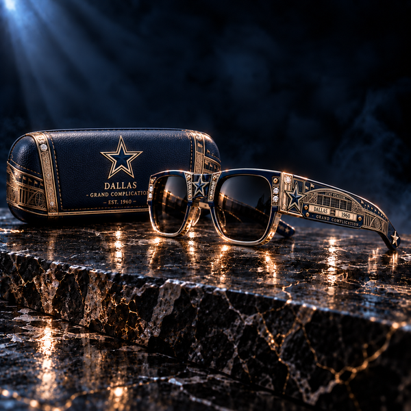 DAL Grand Complication - Engraved Navy and Gold Statement Frames - main
