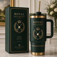 Royal Golf Society - Crest and Laurel Drinkware Composition