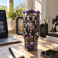 MG - Strength Through Dominance, Silver Relief in Violet Light