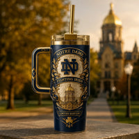 ND - Golden Dome Heritage in Navy and Gilt