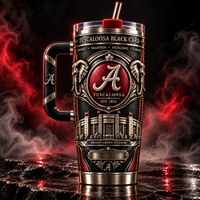 Tuscaloosa Black Card - Crimson, Bronze and Quiet Tradition