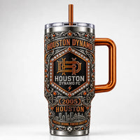 HOU - Engraved Heritage in Orange and Obsidian