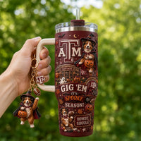 TAMU Howdy, Ghouls - Maroon Halloween Spirit Tumbler