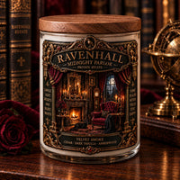 Some Places Never Truly Stay Empty - Ravenhall Midnight Parlor Candle