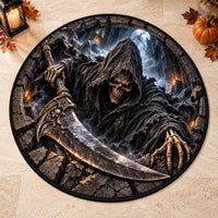 Reaper's Arc - Scythe-Forward Circular Floor Statement