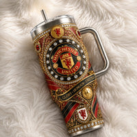 MUN Heraldic Ornament - Crimson and Gold Tumbler