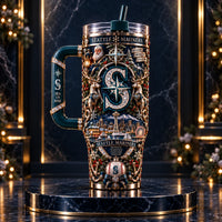 SEA Winter Compass - Ornamental Holiday Tumbler Composition