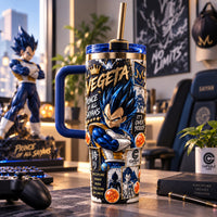 Prince Of All Saiyans - Vegeta Gold-Line Tumbler