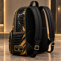 Vegas Noir - LV Shield in Black and Gold