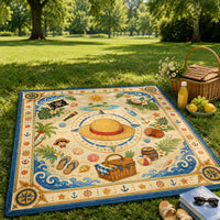 Straw Hat Compass - Luffy's Sunlit Adventure Rug