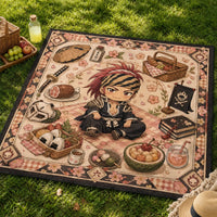 Renji and the Sakura Spread - An Editorial Floor Composition in Six