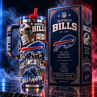 BUF Circle The Wagons - Bills Mafia Collage Tumbler