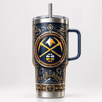 DEN Medallion - Navy and Gold Heritage Crest Tumbler