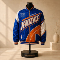 NYK Court Lines - Color-Blocked Statement Outerwear