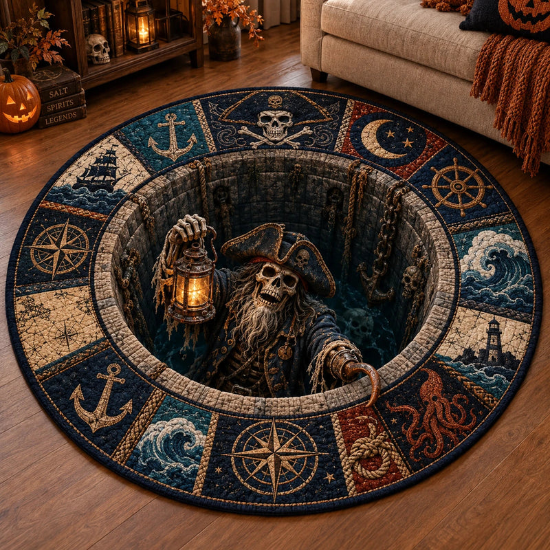Lantern Rising - Nautical Well Medallion Floor Composition