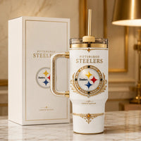 PIT in Cream and Gold - The Ornate Tumbler Statement