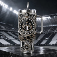 NEW - Magpie Crest in Ornate Black and Silver