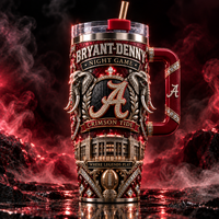 ALA - Crimson Relief, Script and Stadium Light