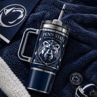PSU Lion Crest - Navy, Facets and Quiet Composure