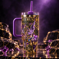 Beerus - Gilded Violet Regalia, Composed and Sovereign