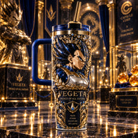 Pride, Carved in Gold - Vegeta Royal Crest Tumbler