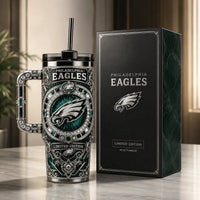 PHI Regalia - Jeweled Emblem Tumbler in Midnight Green