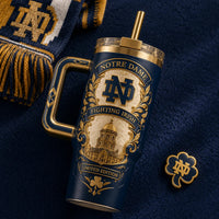 ND - Golden Dome Heritage in Navy and Gilt