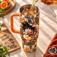 Small Boy, Big Adventures - Goku Rides the Nimbus Tumbler
