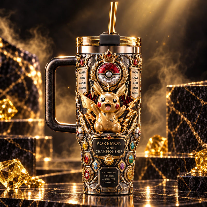 PK in Gold Relief - Crest, Gems and Ceremony